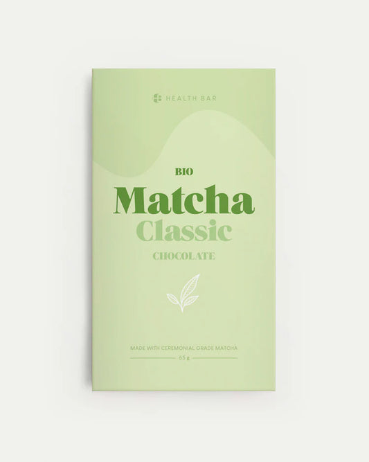 HEALTH BAR | Bio - Matcha Schokolade Classic 65g Tafel | Schokolade kaufen